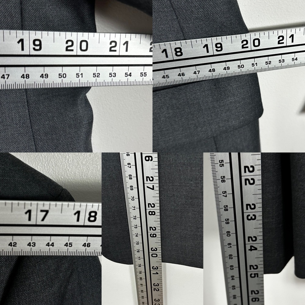 Ralph Lauren Mens Wool Blazer Sz 40R Dark Gray Professional Tailored Jacket Coat - Picture 14 of 16